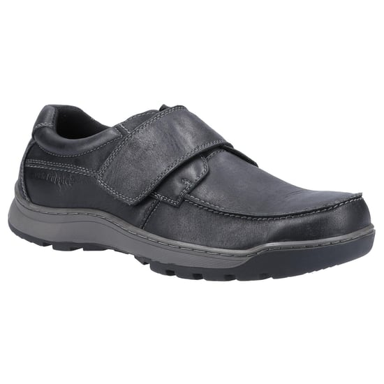 Hush Puppies Heren Casper Leren Schoenen (Zwart) - Image 1