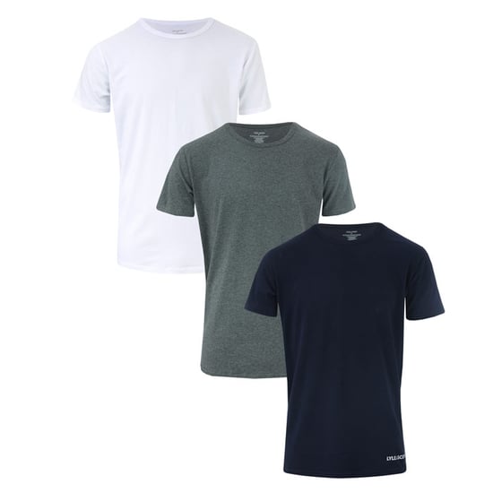 Men's Lyle And Scott Ellijah 3 Pack Lounge T-Shirts in Black Grey - Image 1