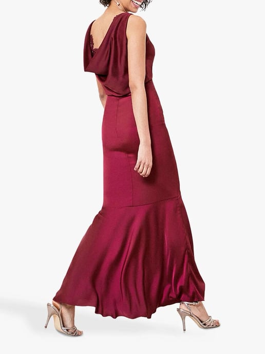 Satin Mermaid Maxi Dress