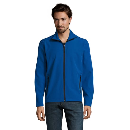 SOLS Heren Race Full Zip Water Repellent Softshell Jacket (Koningsblauw) - Image 4