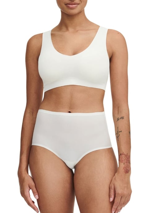 SoftStretch V-Neck Jersey Crop Top