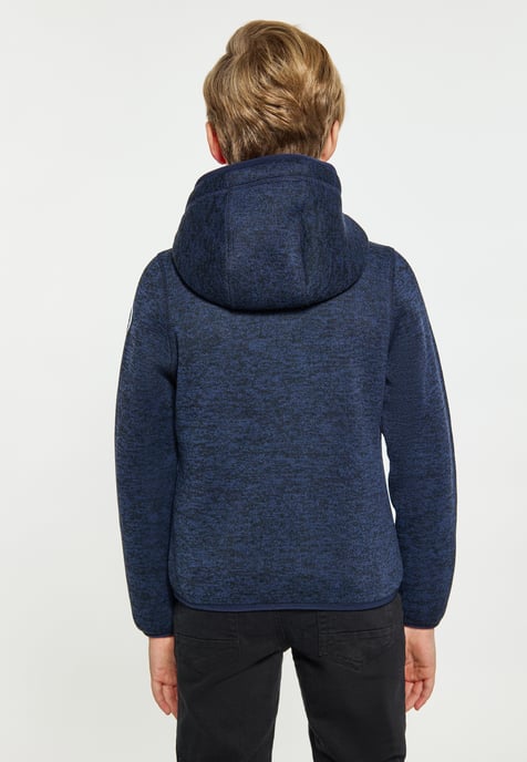 Schmuddelwedda Gebreide fleeceblouse jongens (kinderen) marine gem - Image 4
