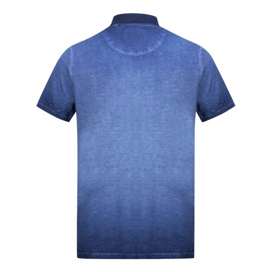 Lyle & Scott Marinblå Ink Wash Polotröja - Image 2