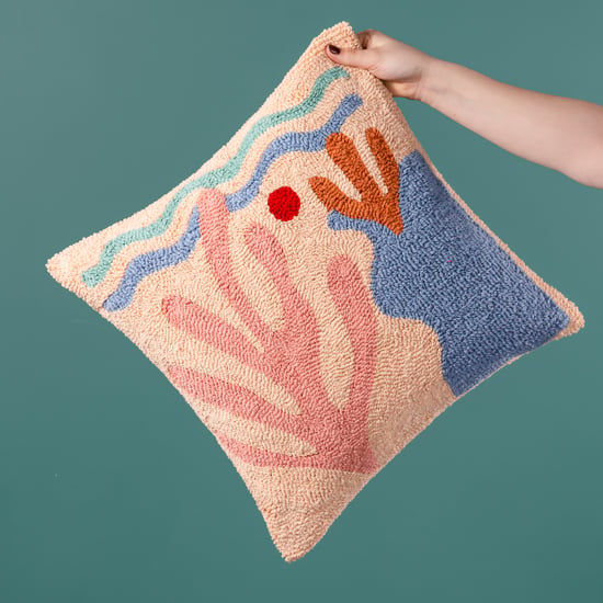 Heya Home Corals Knitted Cushion