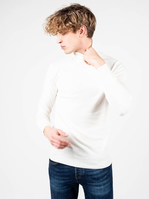 Xagon Man Pullover Turtleneck Men's Off-White - Image 6