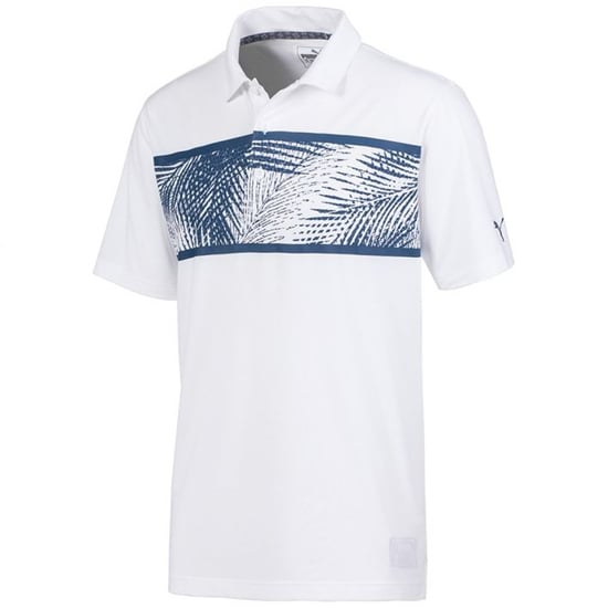 Puma Golf DryCell Performance Fit Palms Polo Short Sleeve Mens Top 596376 01