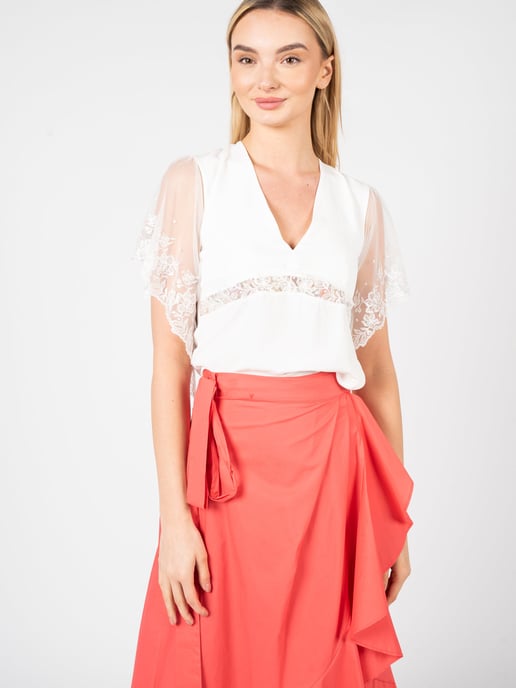 Pinko Top Tama Woman's White - Image 3