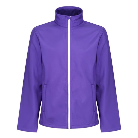Regatta Standout Mens Ablaze Printable Softshell Jacket (Vibrant Purple)