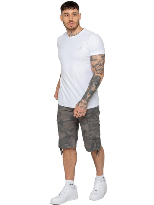 Enzo heren Cargo Combat Camo korte broek - Image 5