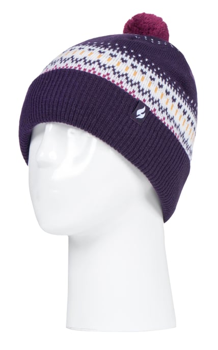 Heat Holders - Thermische wintermuts voor dames - Paars - Image 1