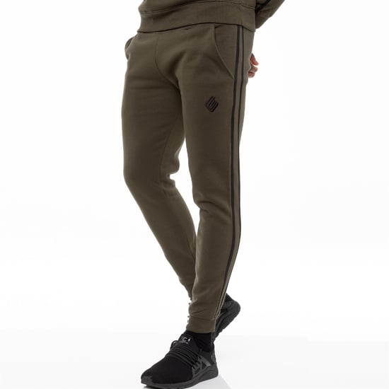 Khaki träningsoverall för herrar Joggers| Enzo Designer Menswear - Image 3
