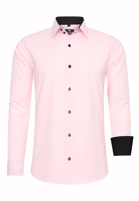 Rusty Neal Overhemden Overhemd Slim Fit Roze - Image 1