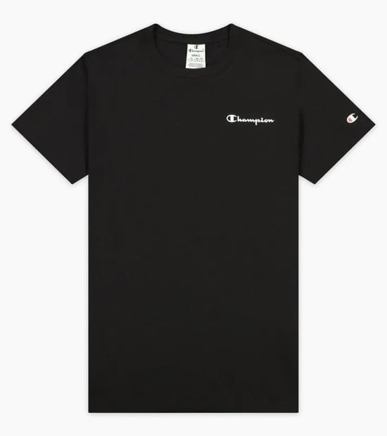 Womens Champion Short Sleeve Tee in Black