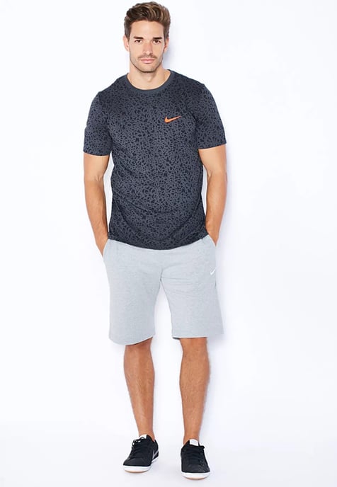 Nike Crusader Mens Jersey Shorts Grey