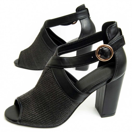 Montevita Heel Sandal Avara In Black - Image 1