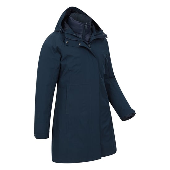 Mountain Warehouse Womens/Ladies Alaskan Long 3 in 1 Jacket (Navy)