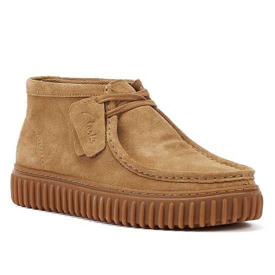 Clarks Torhill Hi Suede Heren Bruin Laarzen - Image 2