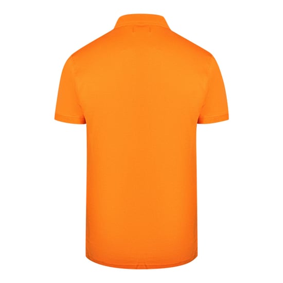 Cavalli Class Brand Logo Orange Polo Shirt - Image 2