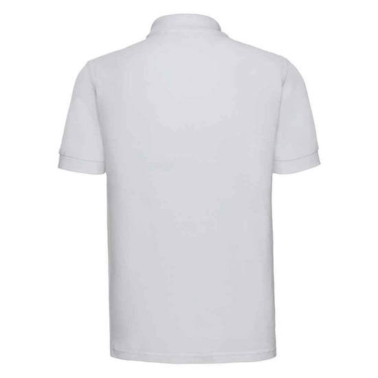 Russell Mens Ultimate Cotton Pique Polo Shirt (White)