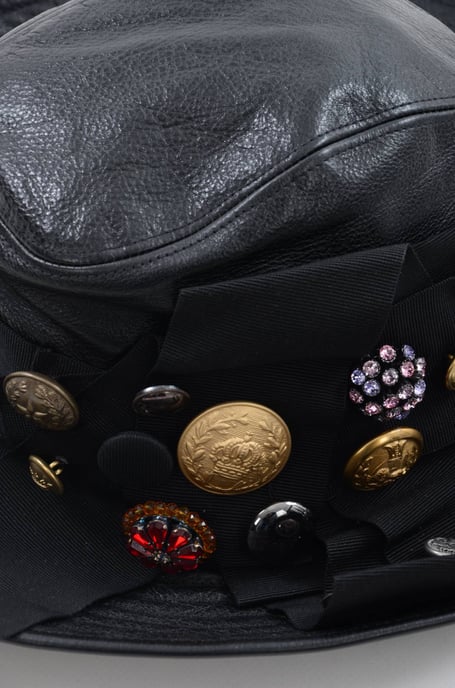 Dolce & Gabbana Vrouwen Leren Hoed - Image 2