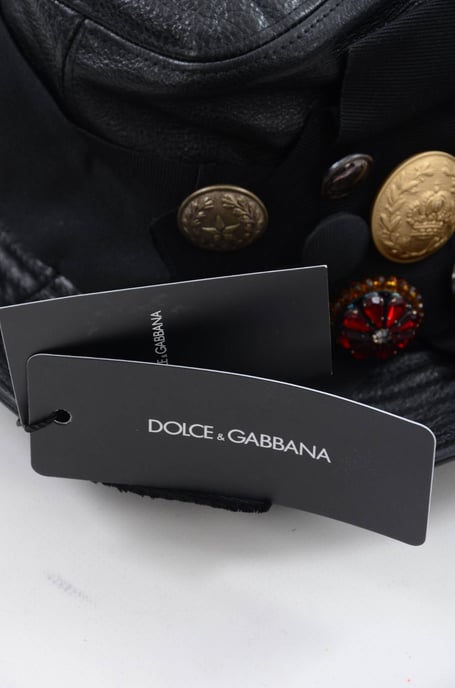 Dolce & Gabbana Vrouwen Leren Hoed - Image 3