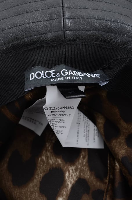 Dolce & Gabbana Vrouwen Leren Hoed - Image 4