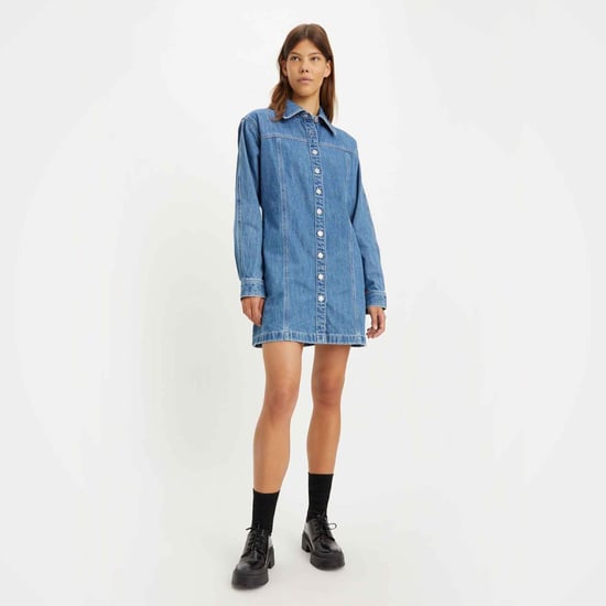 Women's Levis Shay Denim Dress in Denim - Image 3