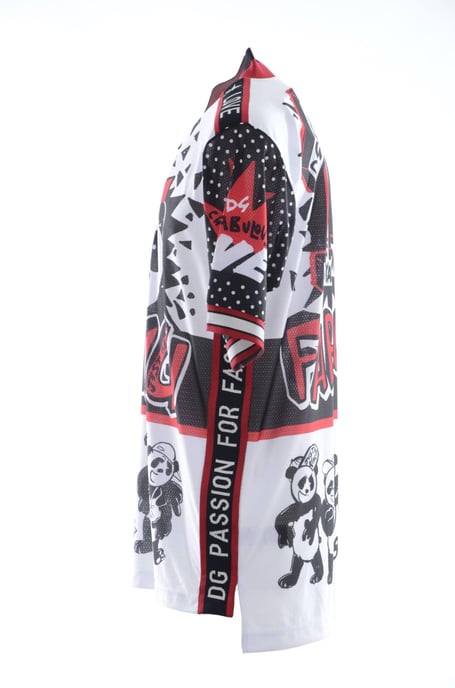 Dolce & Gabbana Men Panda Short Sleeves T-shirt