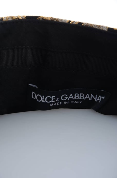 Dolce & Gabbana Women Gold Embroidred Trousers