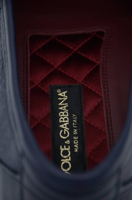 Dolce & Gabbana Men Heart Leather Loafers