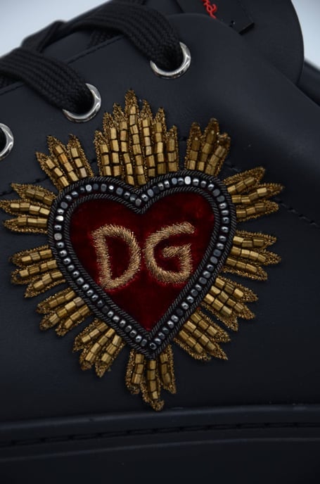 Dolce & Gabbana Heren Geborduurde Lage Sneakers - Image 2