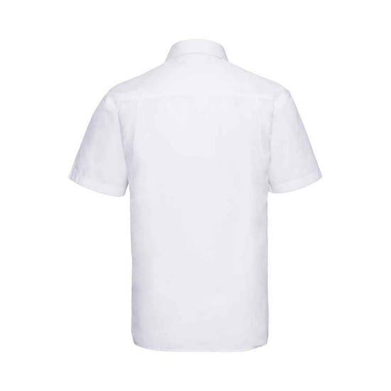 Russell Collection Mens Poplin Easy-Care Shirt (White)