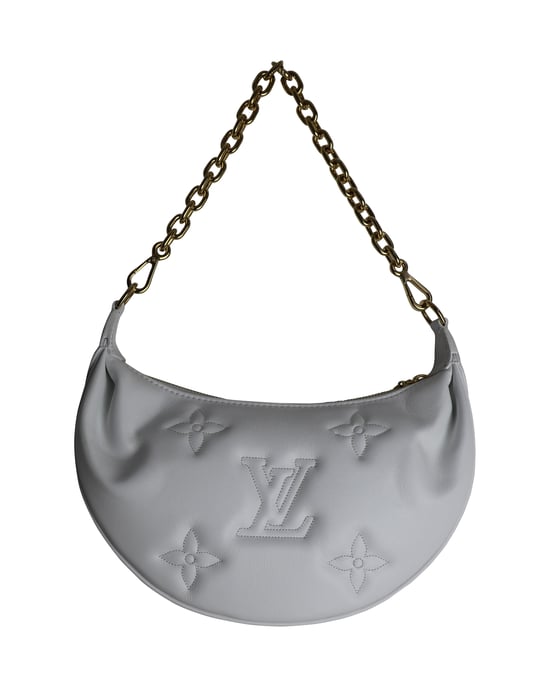 Louis Vuitton Över Månen i Vit Kalvläder - Image 1