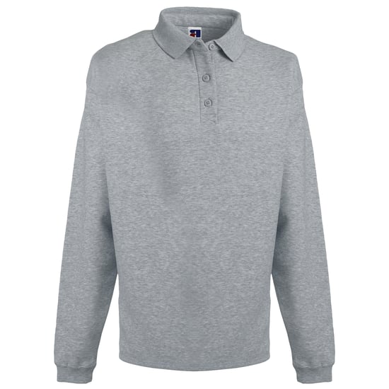 Russell Europe Mens Heavy Duty Collar Sweatshirt (Light Oxford) - Image 1