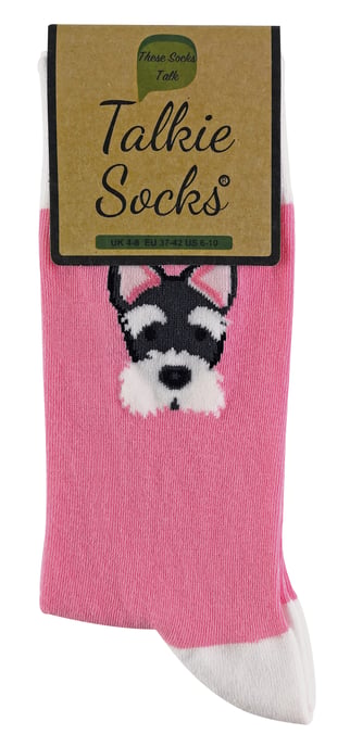 1 Par Unisex Katt Hund Strumpor med Beagle / Mops / Scotty Hund - Image 2