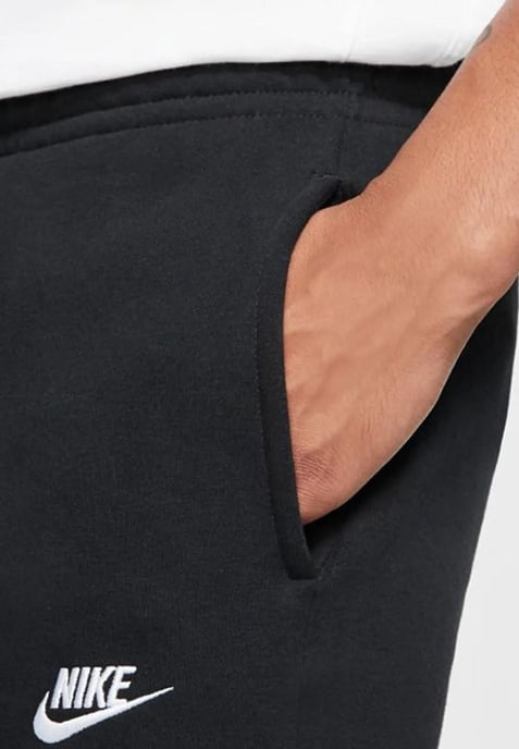 Nike Sportswear Club Fleece Openhem Joggers in Zwart - Image 3