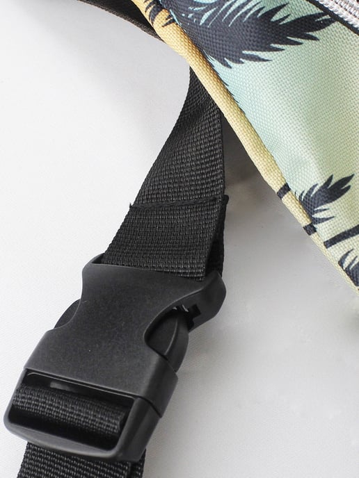 Multicolour Palm Print Cross Body Bag
