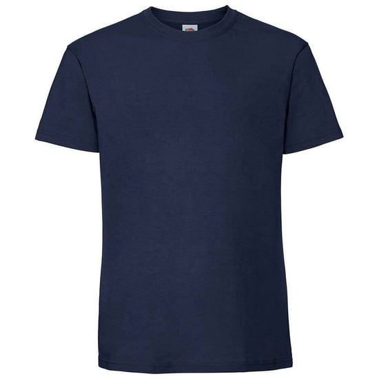 Fruit Of The Loom Heren Ringgesponnen Premium T-Shirt (Deep Navy) - Image 1