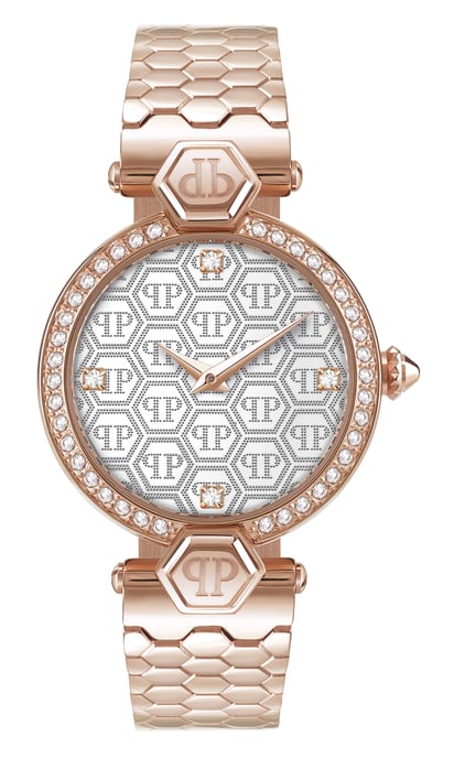 Philipp Plein Plein Couture Dames Horloge Rosékleurig PWEAA0821 - Image 1