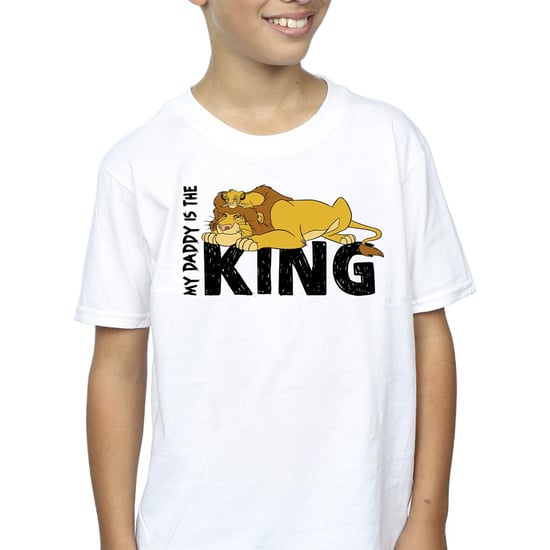 Disney Boys The Lion King Daddy Is King T-Shirt (White)