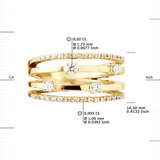 DIADEMA - Ring - Prestige Jewelery - Diamonds - White Gold
