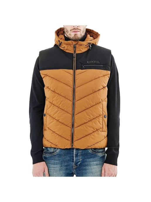 Kaporal men's Chet Biscuit quilted jacket, sleeveless - Image 1
