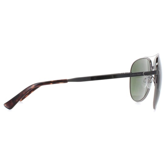 Calvin Klein Aviator Mens Light Ruthenium Green CK22124S
