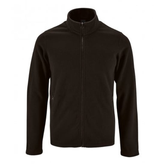 SOLS Heren Normandische Fleece Jas (Zwart) - Image 1