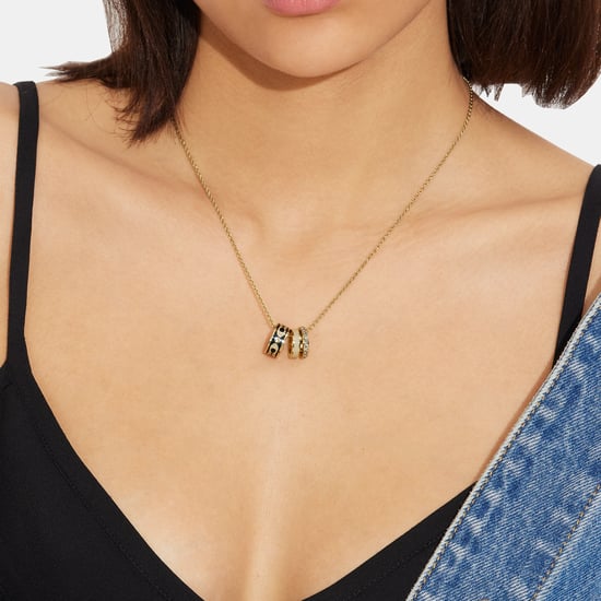 Kissing C Enamel Rondell Necklace - Image 2