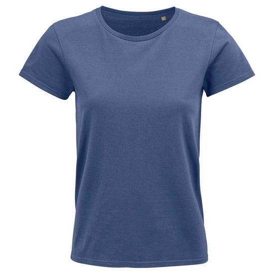 SOLS Womens/Ladies Crusader Organic T-Shirt (Denim)