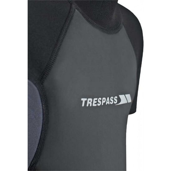 Trespass Scuba Mens 3mm Short Wetsuit (Black)