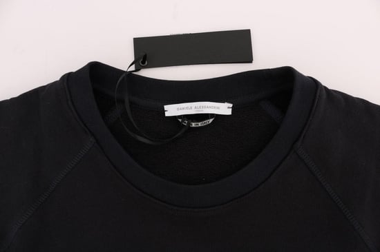 Fantastisk Mörk Crewneck Bomullströja - Image 5