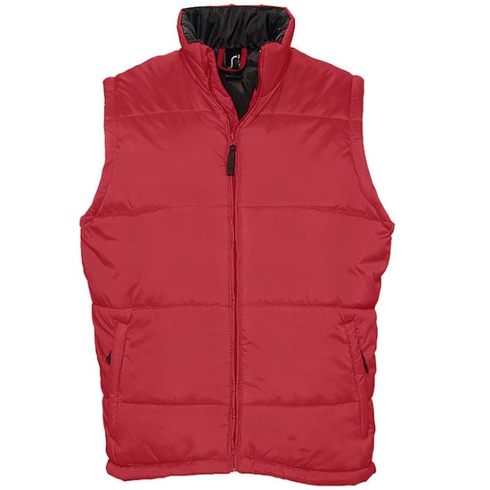SOLS Warm Unisex Gewatteerd Bodywarmer Jasje (Rood) - Image 5