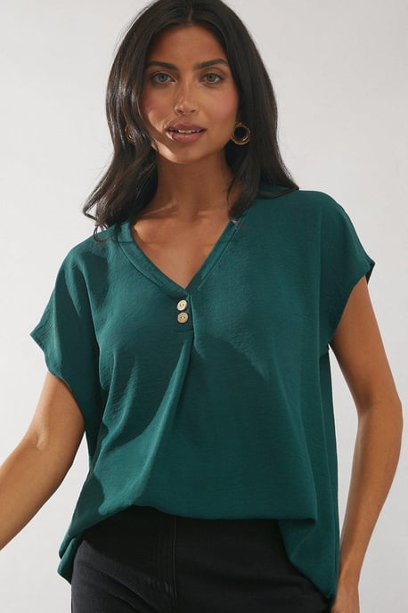 Tall Green Grown On Sleeve T-shirt